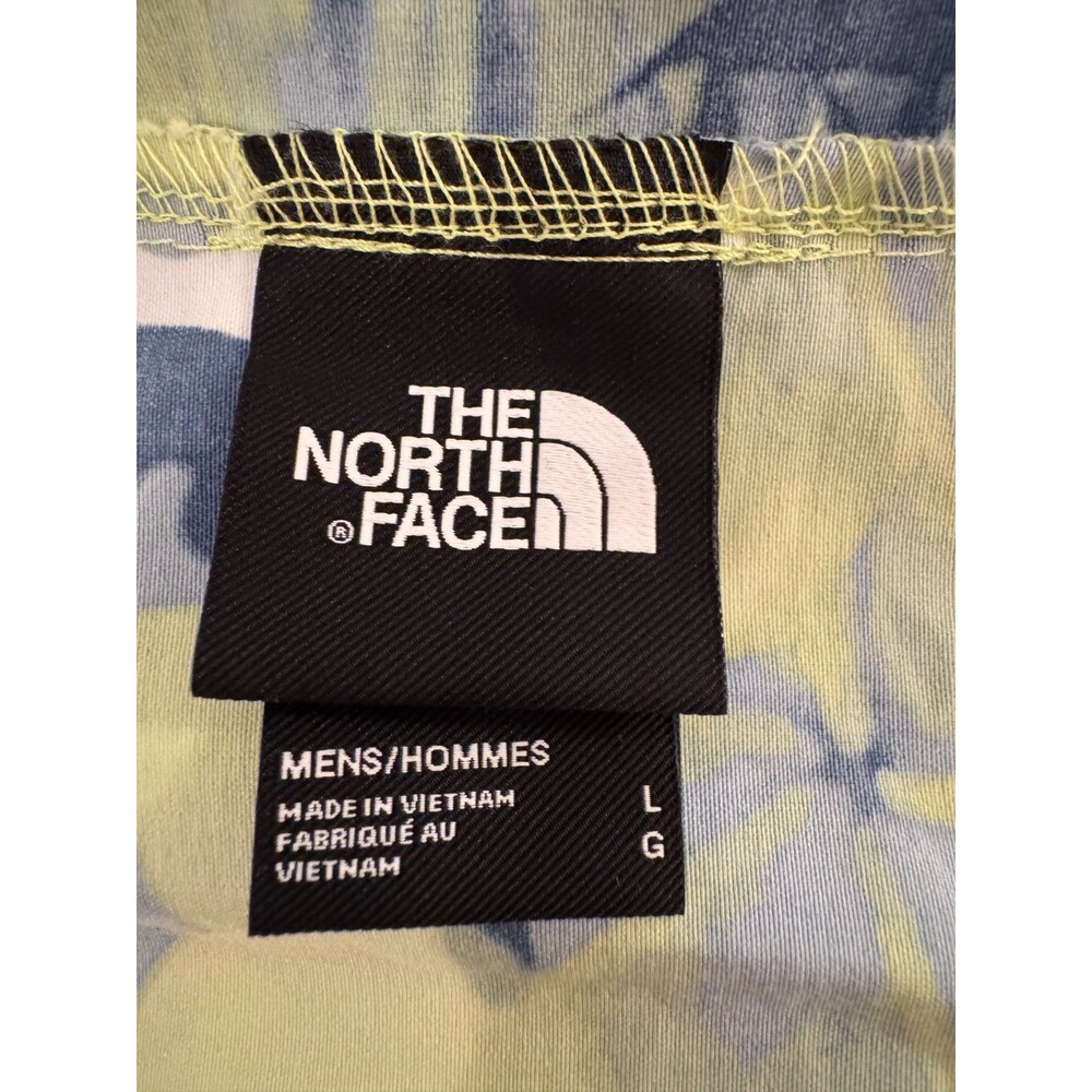 NWT The North Face Men's Tropical Hooded Anorak Pullover Jacket Green Blue Sz L - Picture 6 of 14